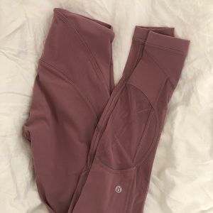 Plum full length Lululemon leggings
